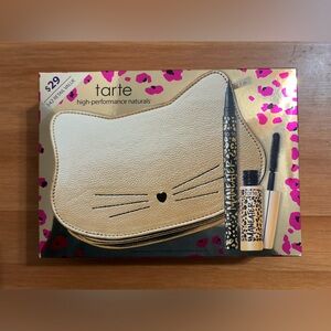 Tarte 3 piece gift set with full size liquid eyeliner and travel mascara